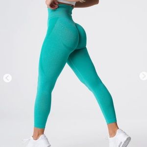 NVGTN Turquoise Contour Seamless Legging